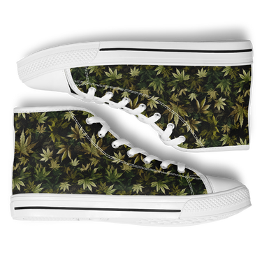 Chokefish™ Urban Peak Retro High Tops-Cannabis-007